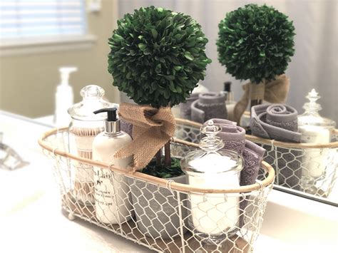 Bathroom Basket Decorating Ideas