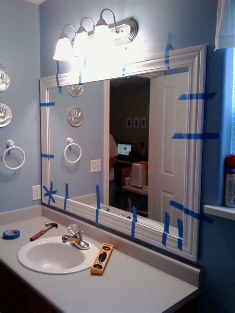 Bathroom Mirror Makeover Ideas