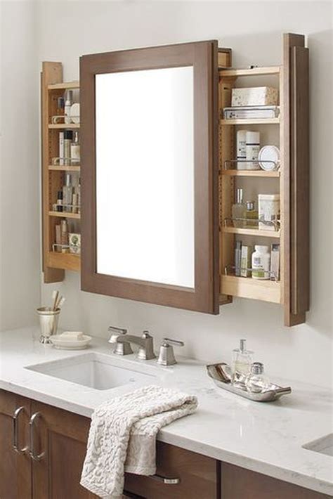 Bathroom Mirrors with Shelves