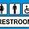 Bathroom Signage