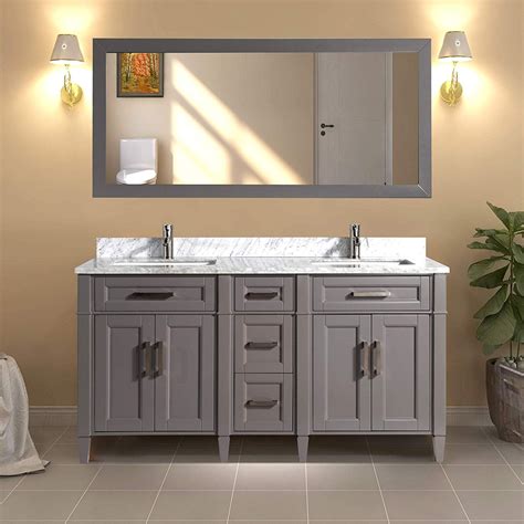 Bathroom Vanity with Center Cabinet