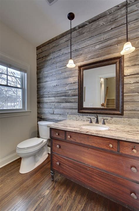 Bathroom Wood Wall Ideas