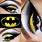 Batman Eye Makeup
