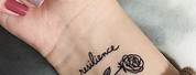 Beautiful Rose Tattoo Wrist