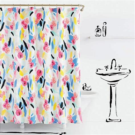Bed Bath and Beyond Floral Shower Curtain