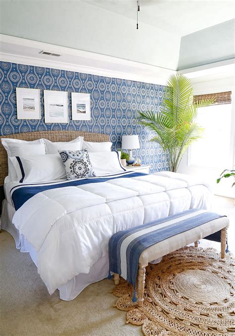 Bedroom Decorating with Blues