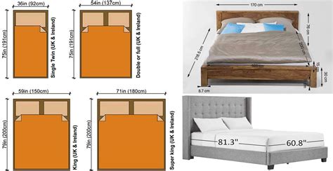 Bedroom Furniture Dimensions