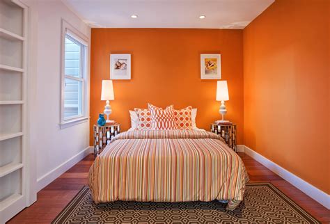 Bedroom Orange Color Ideas