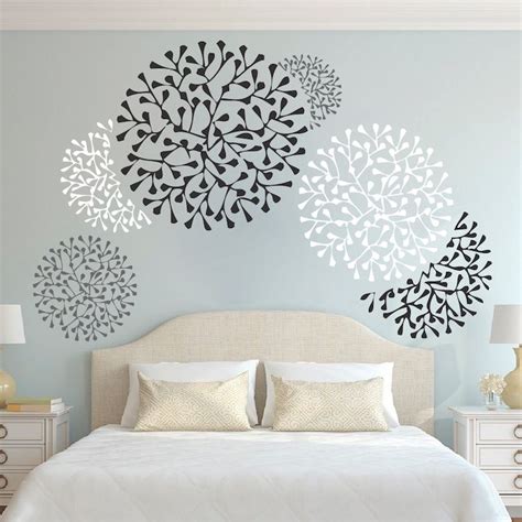 Bedroom Wall Stencil Designs