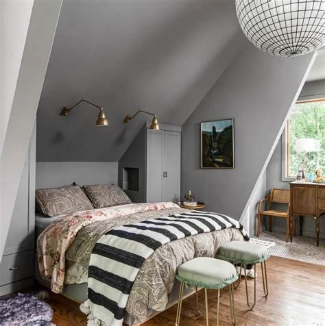 Bedroom with Sloped Ceiling