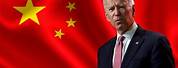 Biden with China Flag Pic