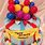 Birthday Cake with Balloons