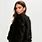 Black Fluffy Coat Fur