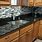 Black Kitchen Cabinets with Granite Countertops