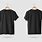 Black Shirt Template On Hanger