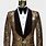 Black and Gold Suit Jacket