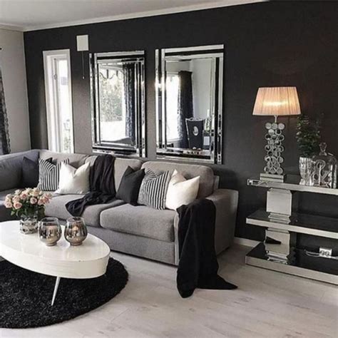Black and Gray Living Room