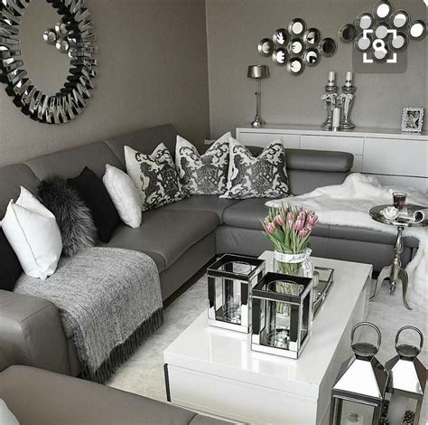Black and Gray Living Room Ideas