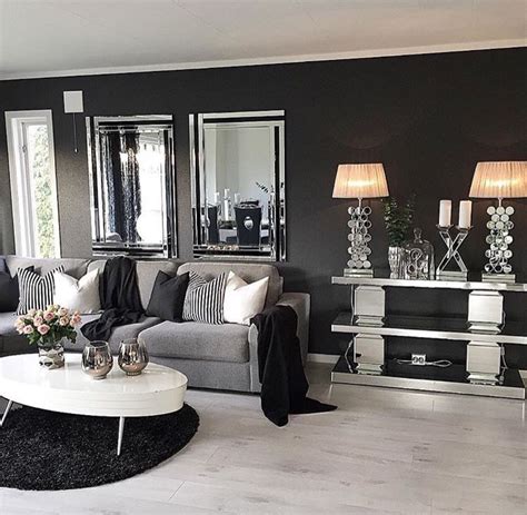 Black and Grey Living Room Decor