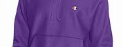 Black and Purple Champion Sweatshirt