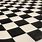 Black and White Checkerboard Floor
