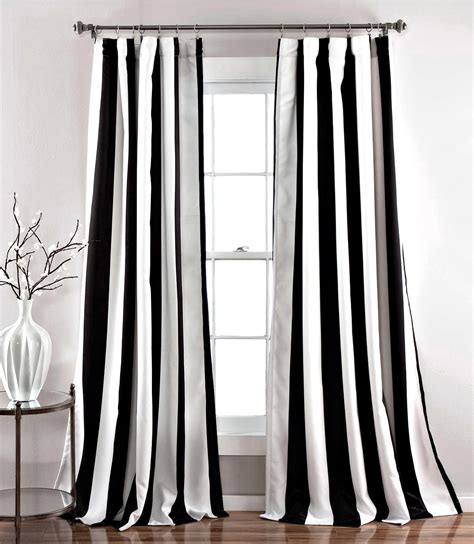 Black and White Curtains