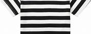 Black and White Striped T-Shirt Kids