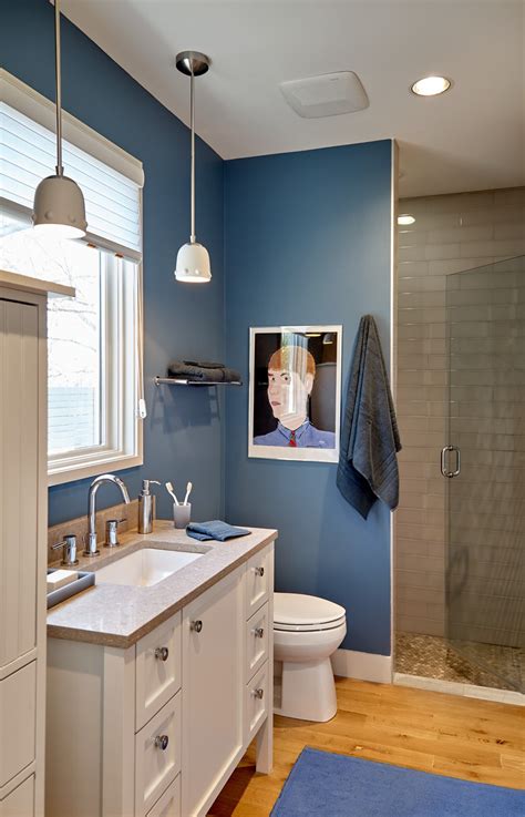 Blue Bathroom Paint Wall Color
