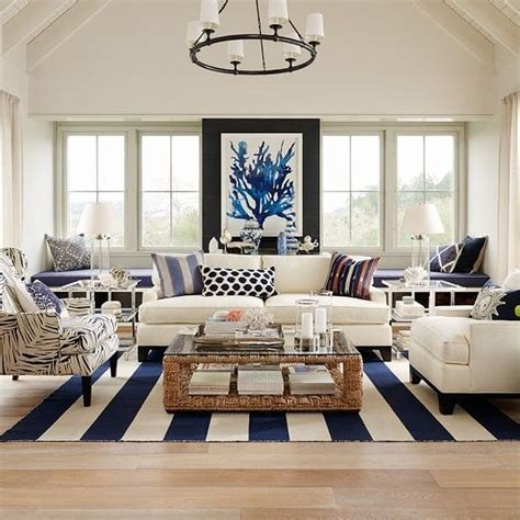 Blue Beach Living Room