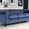Blue Chesterfield Sofa
