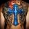 Blue Cross Tattoo