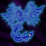 Blue Flame Phoenix
