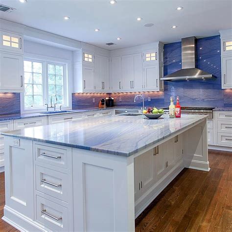 Blue Kitchen Countertops