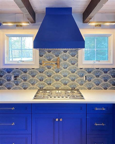 Blue Kitchen Wallpaper