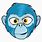 Blue Monkey Cartoon