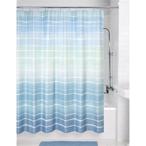 Blue Ombre Shower Curtain