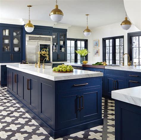 Blue Themed Kitchen