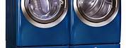 Blue Washer and Dryer