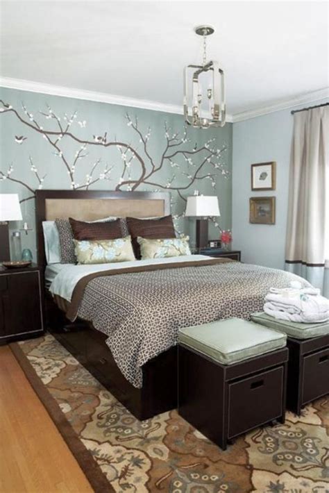 Blue and Brown Bedroom Decorating Ideas