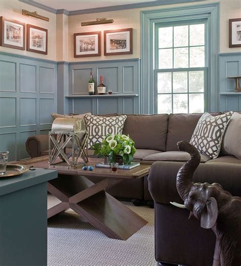 Blue and Brown Living Room Ideas