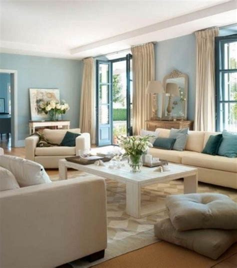 Blue and Cream Living Room Ideas