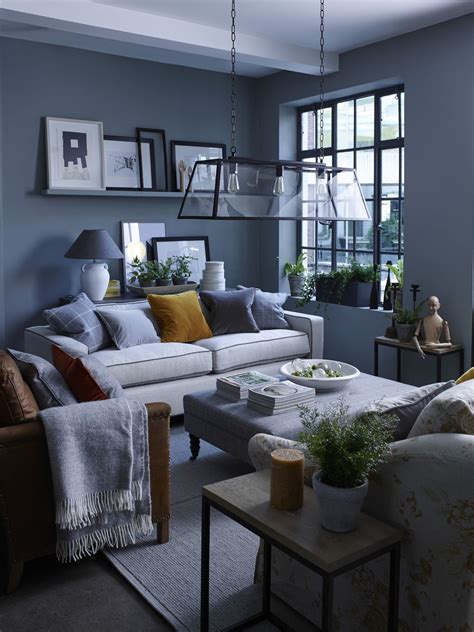 Blue and Grey Living Room Ideas