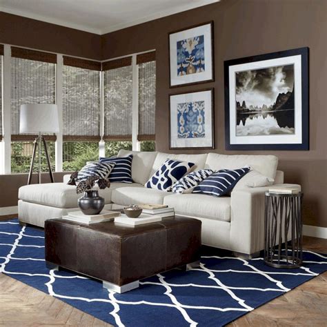 Blue and Neutral Living Room