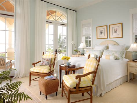 Blue and Yellow French Country Bedrooms