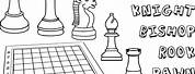 Board Games Coloring Pages Chess