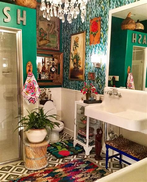 Bohemian Gypsy Bathroom Ideas