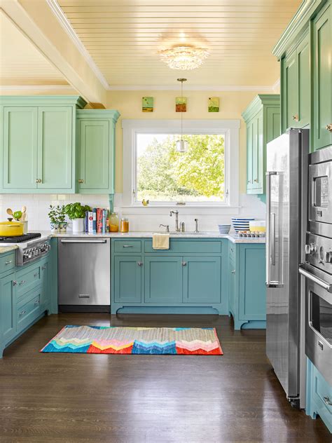 Bright Colorful Kitchens