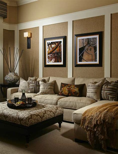Brown and Beige Living Room Ideas
