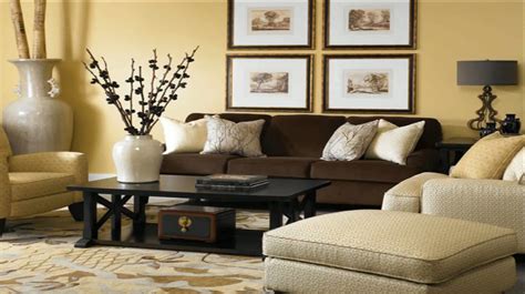 Brown and Yellow Living Room Ideas