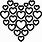 Bunch of Hearts SVG